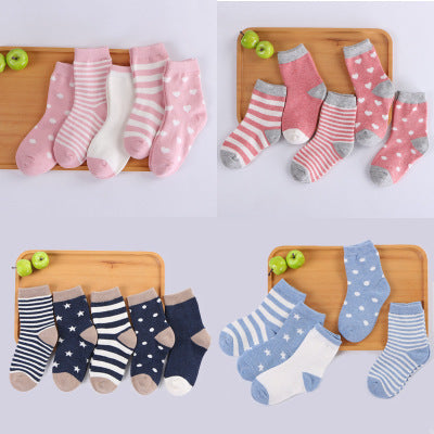 Vibrant & Comfy Cotton Socks – Soft, Sweat-Free, and Fun - Goldie+Pearl Baby